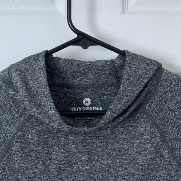 90’Degree by Reflex Gray Athletic Hoodie #533 - Picture 2 of 7